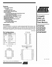 DataSheet AT49F002N pdf